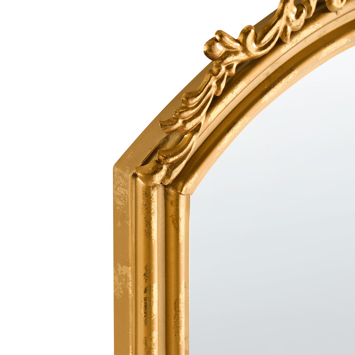 Lustro ścienne GORGES 55 cm 96 cm Metal Złoty