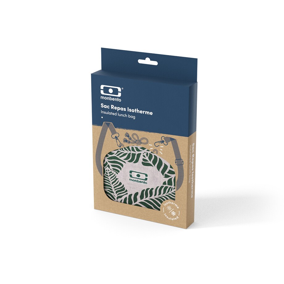 Lunchbag termiczny z paskiem Fresh Jungle, 5700 ml, Monbento