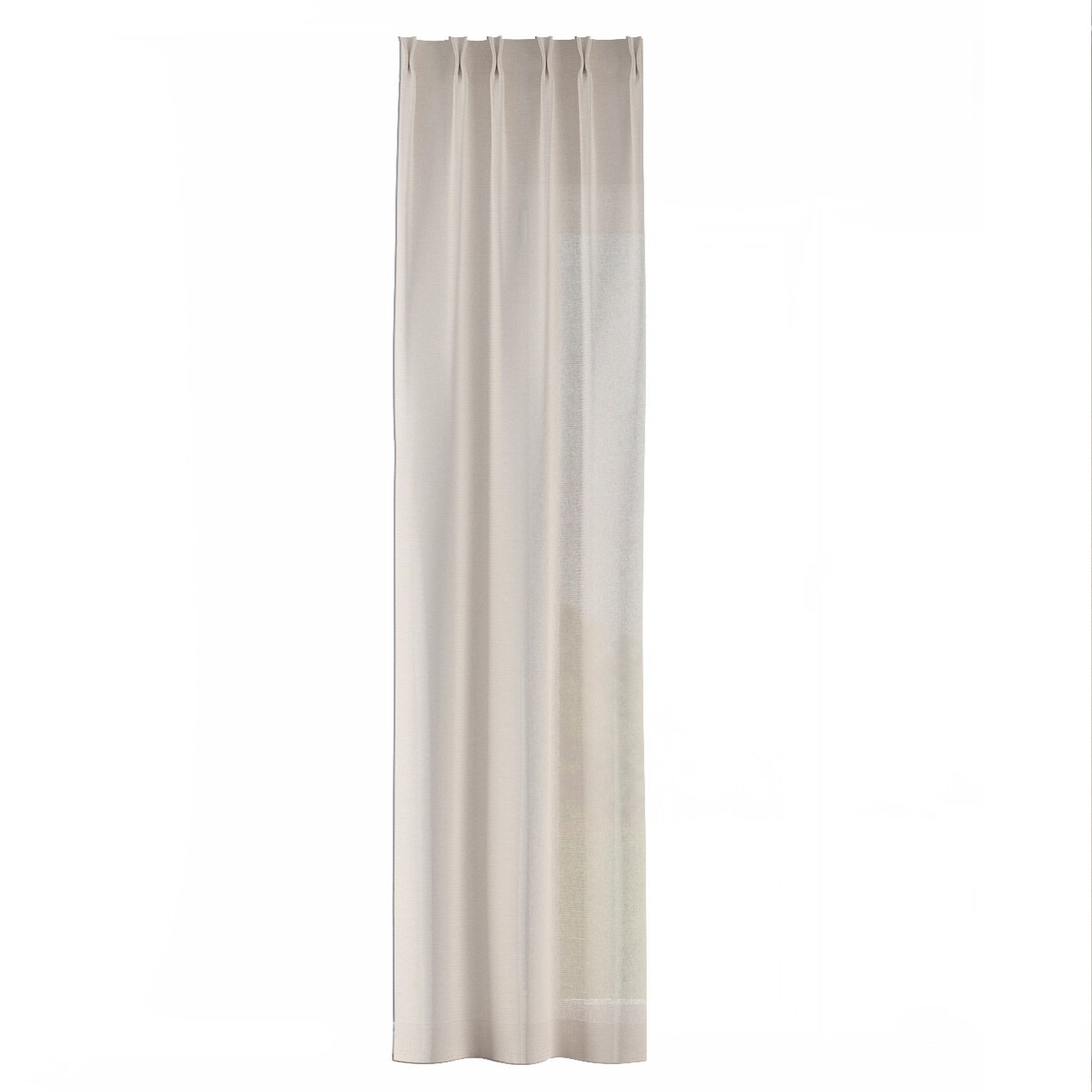 Zasłona na haczykach flex podwójnych 130x245 beżowy