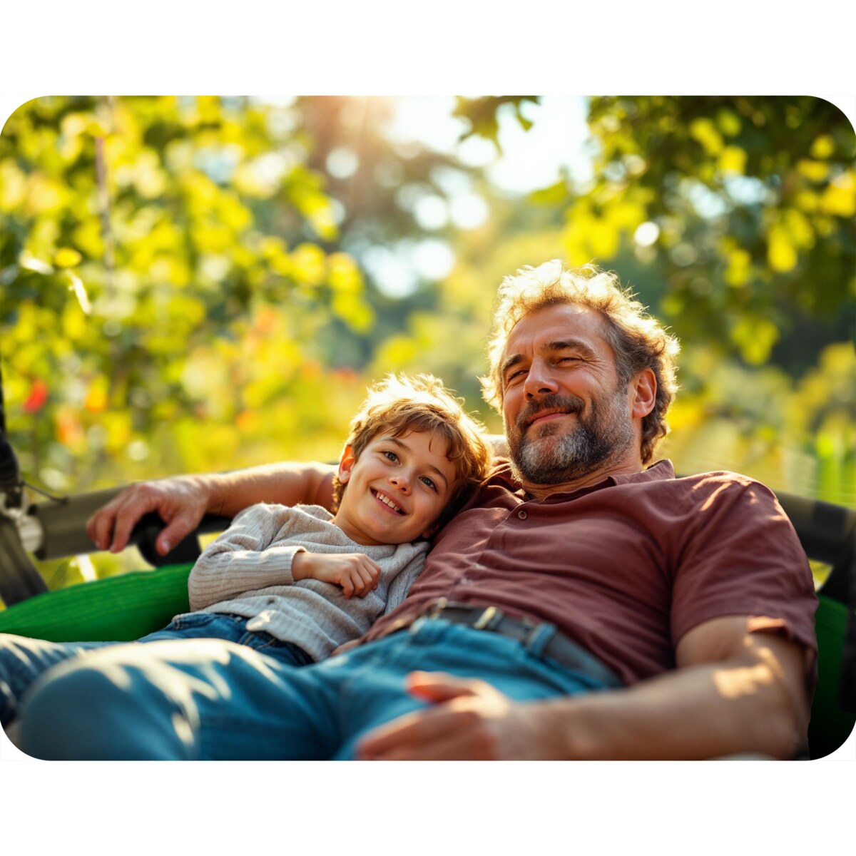 Huśtawka ogrodowa Neo-Sport Swingo bocianie gniazdo fotel wiszący 120 cm zielona