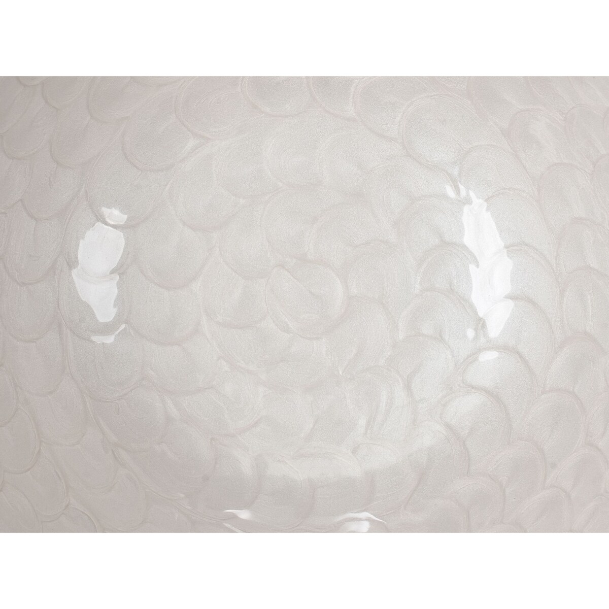 Zestaw 2 mis dekoracyjnych ARISH Drewno mango Brązowy/ biały