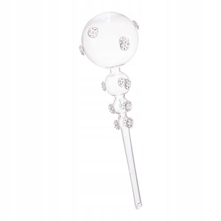 KULA NAWADNIAJĄCA SZKLANA nawadniacz do doniczek przezroczysty 370ml