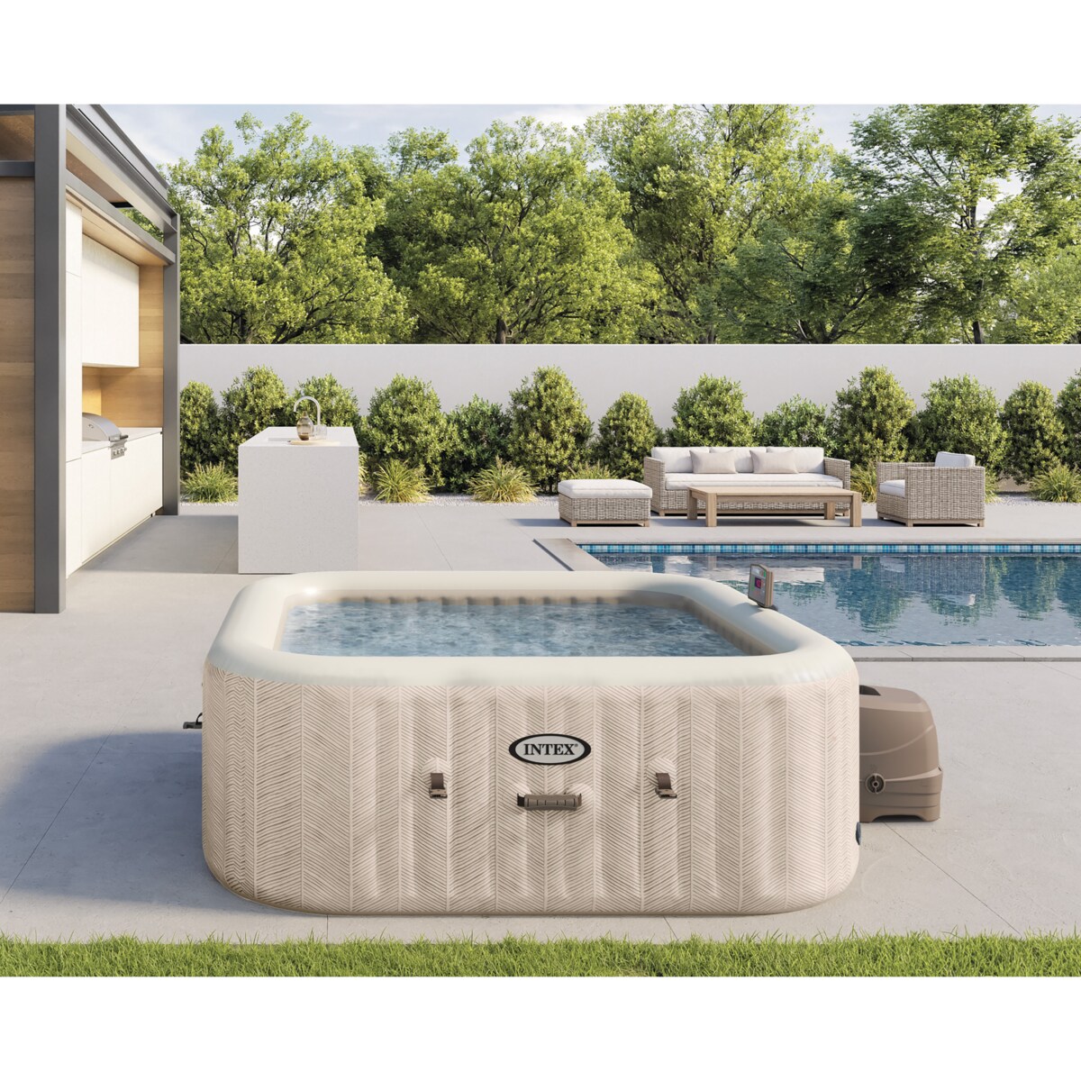 Spa dmuchane basen 4 osobowe hydromasaż Intex 28446