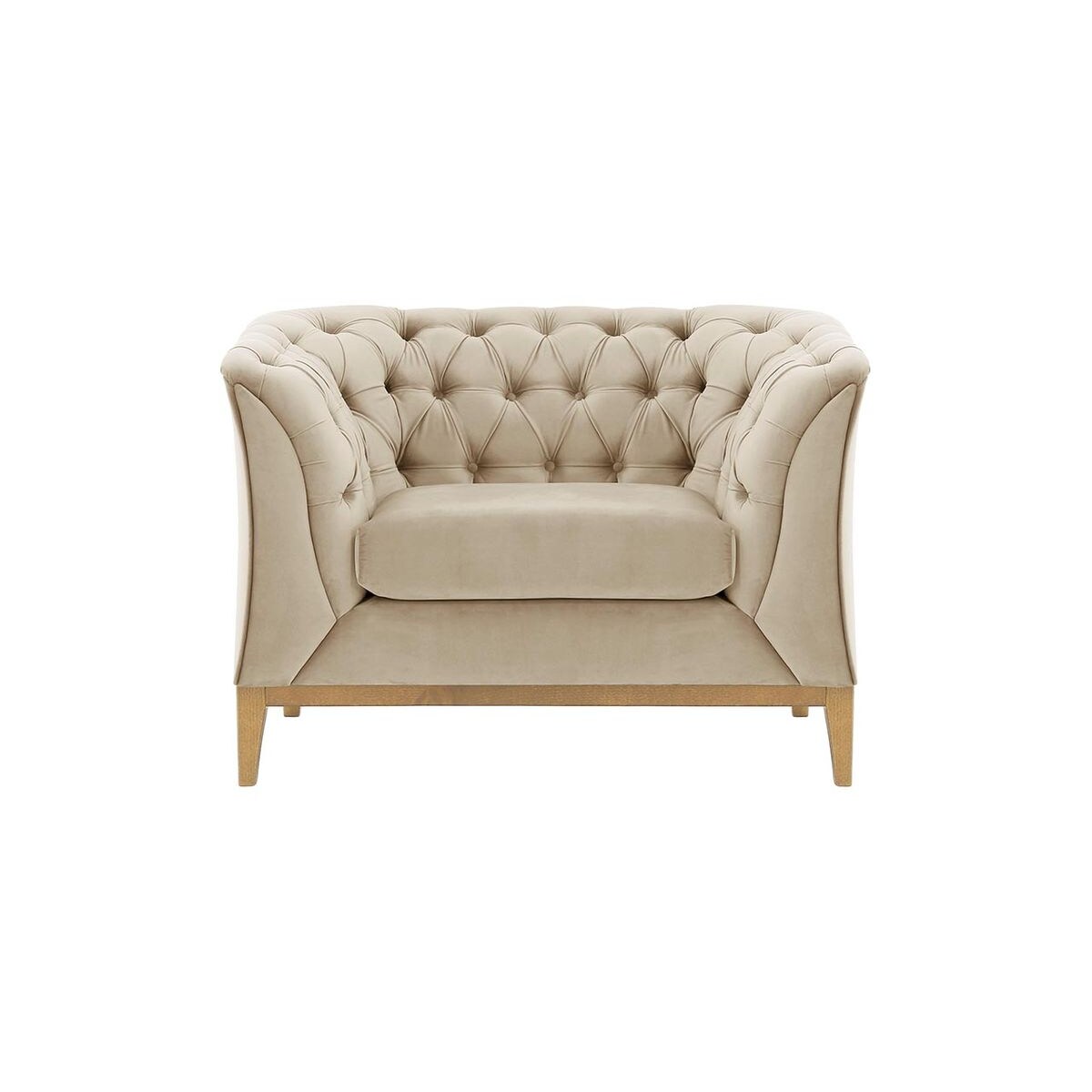 Fotel Chesterfield Modern Wood-Velluto 2