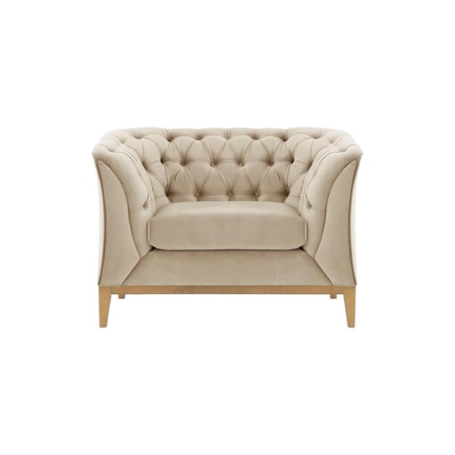 Fotel Chesterfield Modern Wood-Velluto 2
