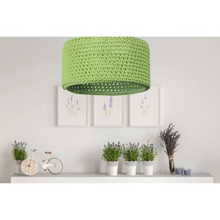 Lampa wisząca COTTON 40 zielona