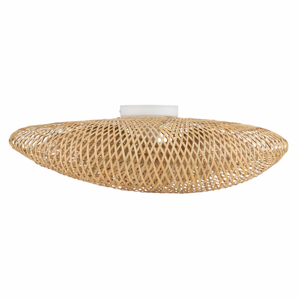 Bambusowy plafon Havana 11171 Nowodvorski japandi klatka siatka drewniany biały