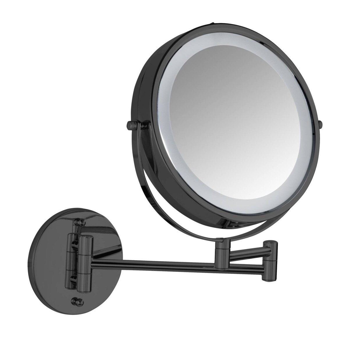 Lusterko kosmetyczne z LED na ścianę LUMI, montaż bez wiercenia