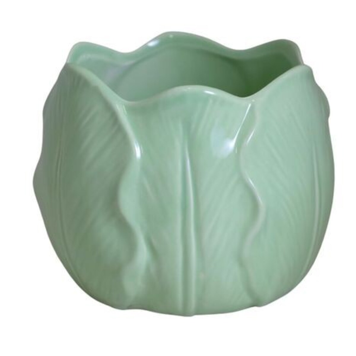 Osłonka ceramiczna 18,5x18x14 cm TULIPANO-3 miętowa