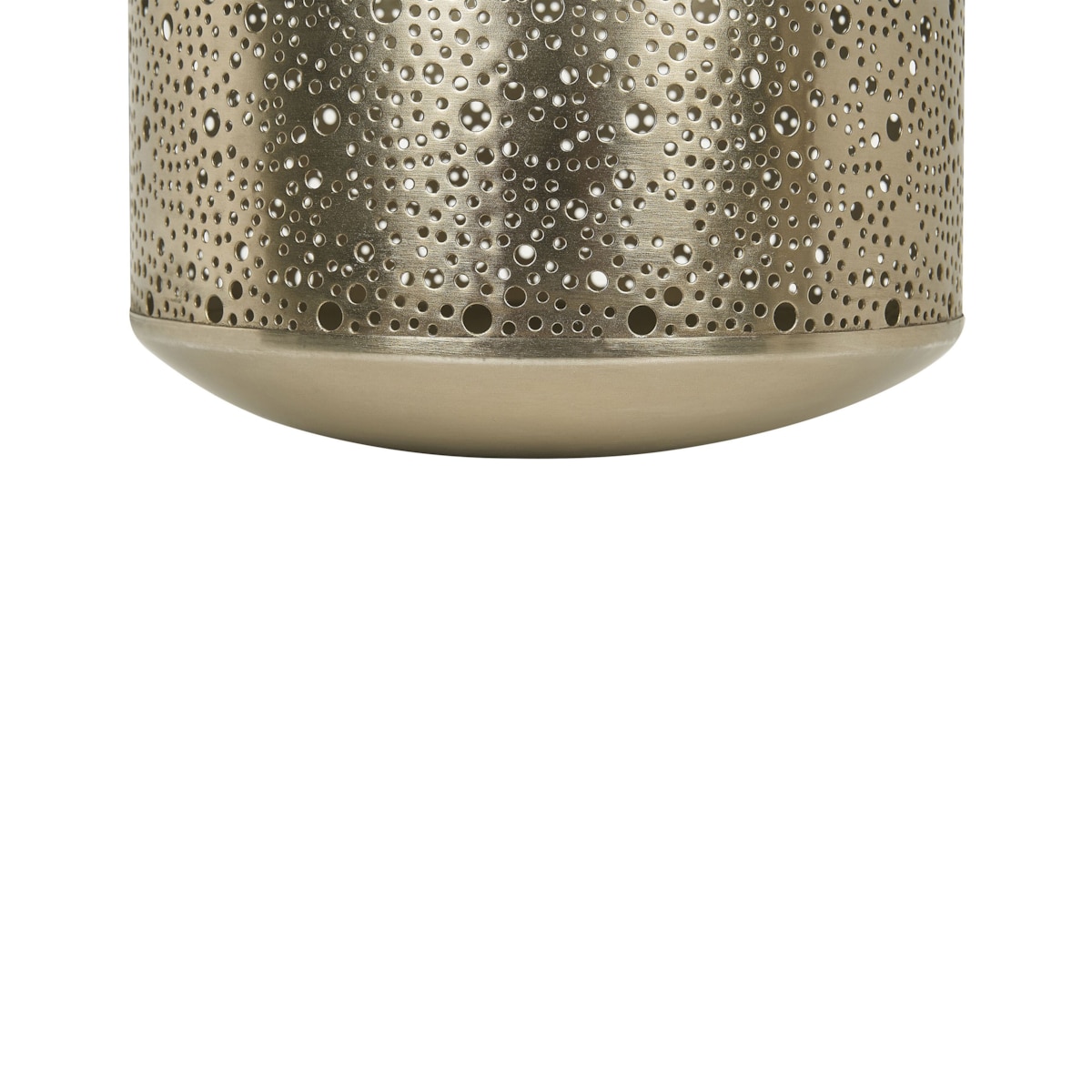 Lampion CORFU Metal 22 cm Złoty