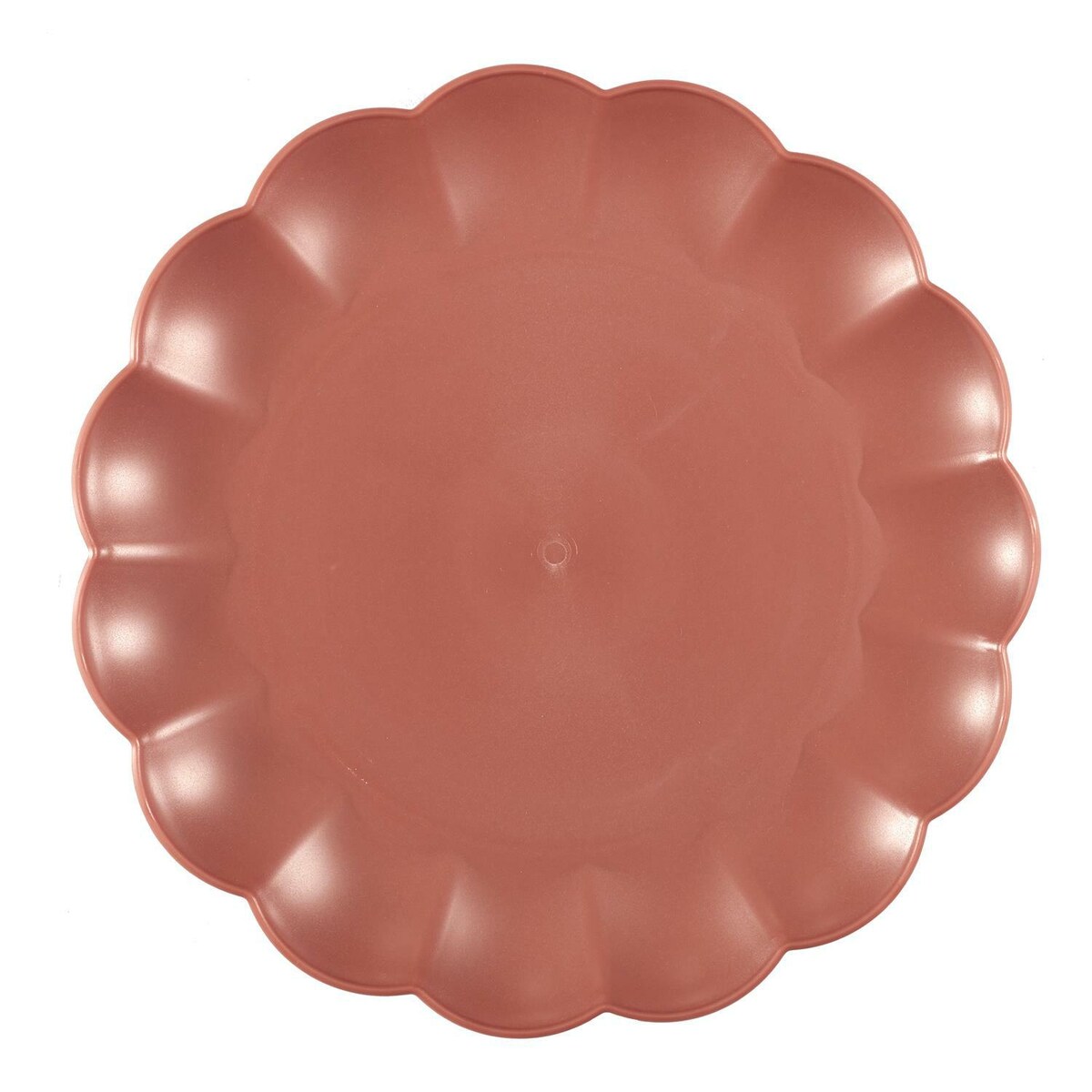 TALERZ OBIADOWY Iris 25,5 cm różowy Z TWORZYWA PP