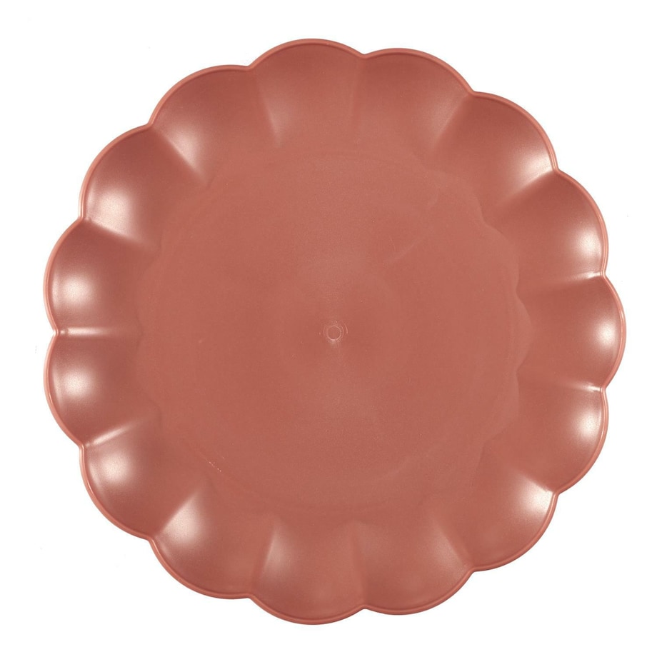 TALERZ OBIADOWY Iris 25,5 cm różowy Z TWORZYWA PP