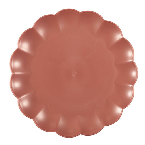 TALERZ OBIADOWY Iris 25,5 cm różowy Z TWORZYWA PP