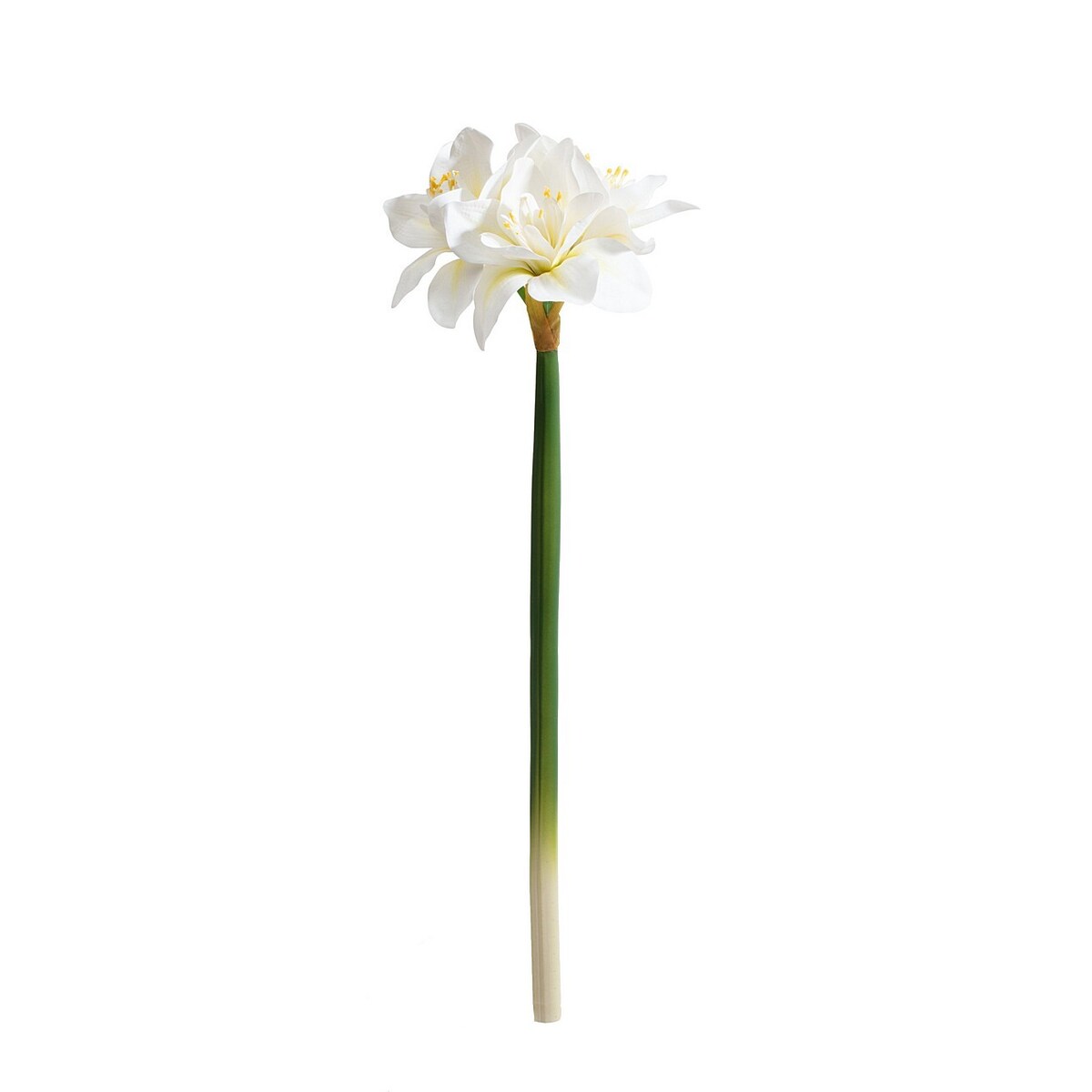 Kwiat sztuczny Amarylis 62 cm cream, 15x62 cm