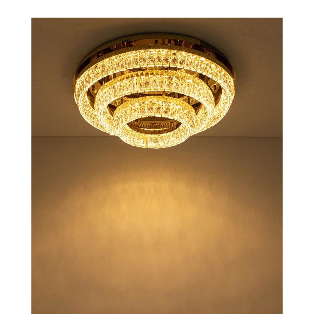 MOOSEE lampa sufitowa / plafon SAVOY 3 złota