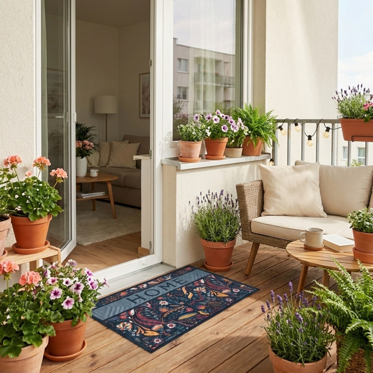 Wycieraczka gumowa pod drzwi Lima Baxter Home 45x75 cm zestaw 2 szt