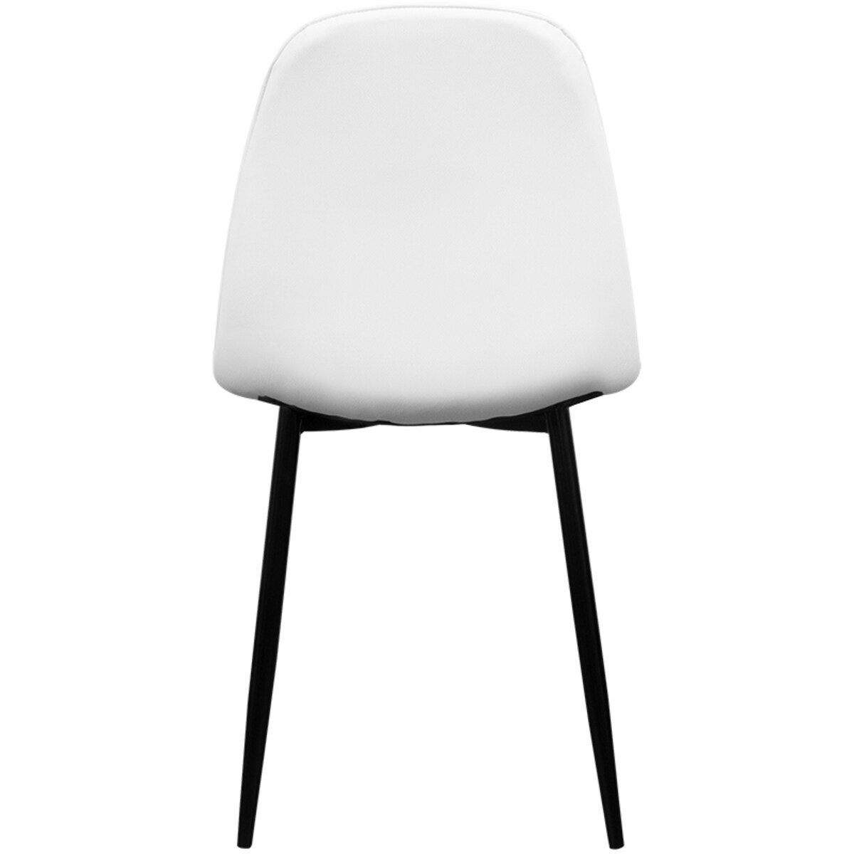 Krzesło tapicerowane ekoskóra białe nowoczesne loftowe