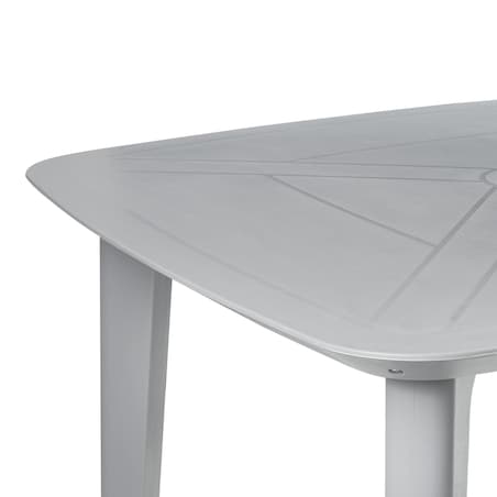 Stół ogrodowy SORICO 86 cm 86 cm Szary