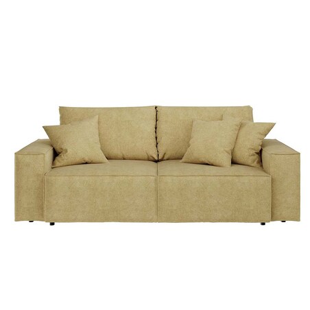 Melow 3-osobowa rozkładana sofa - oliwkowa