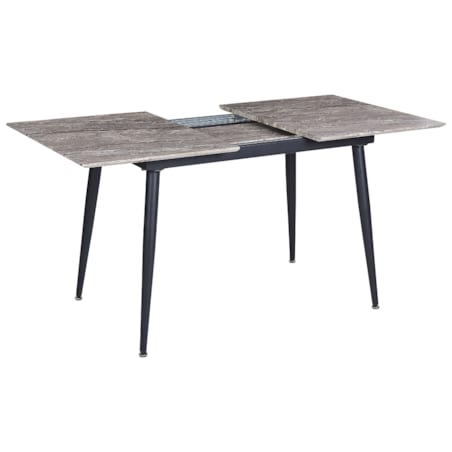 Stół do jadalni rozkładany 120/150 x 80 cm imitacja kamienia szary EFTALIA