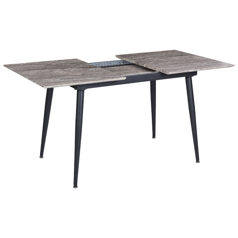 Stół do jadalni rozkładany 120/150 x 80 cm imitacja kamienia szary EFTALIA