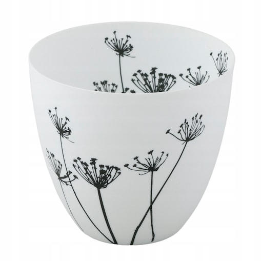 ŚWIECZNIK tealight KWIATY ceramika