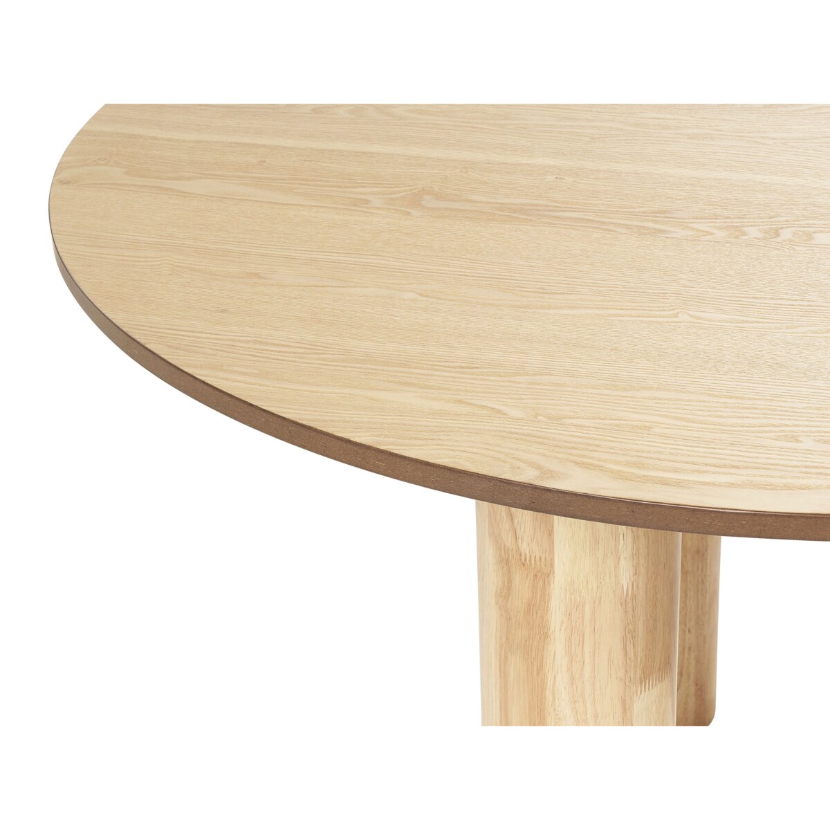 Stół do jadalni okrągły ⌀ 120 cm jasne drewno ORIN