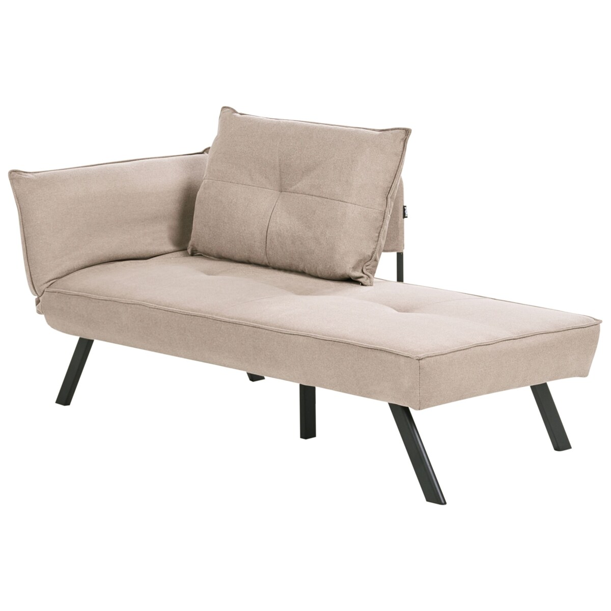 Szezlong lewostronny ROCAMADOUR Beżowoszary