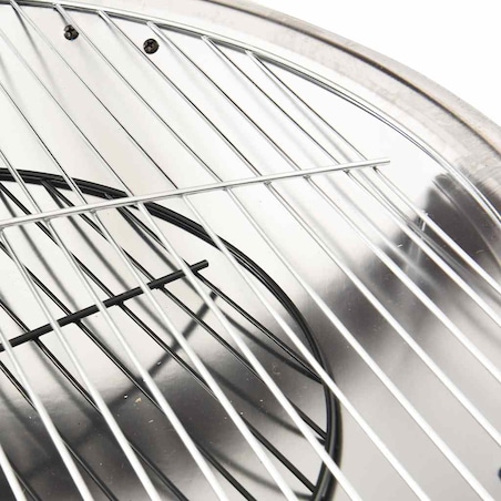 vidaXL Palenisko i grill 2-w-1, z pogrzebaczem, 56x56x49 cm, stal