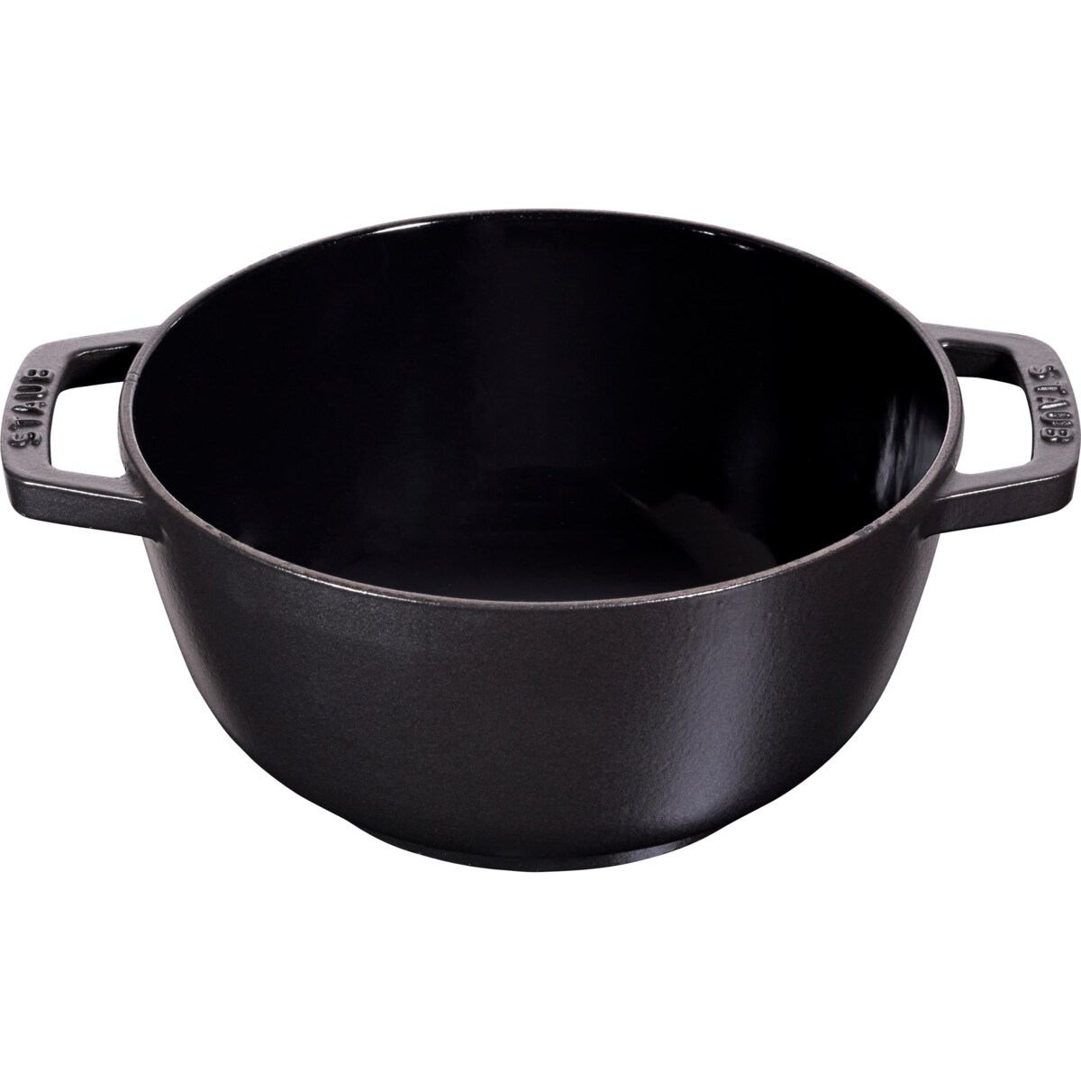 Zestaw do fondue Staub - 20 cm, Czarny