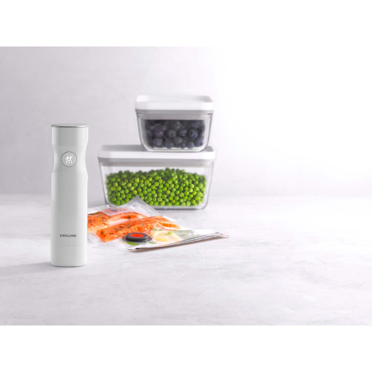 Pompa próżniowa Zwilling Fresh & Save - 19 cm, Biały