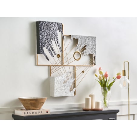 Dekoracja ścienna BALBRIGGAN Metal 70 cm Kolorowy