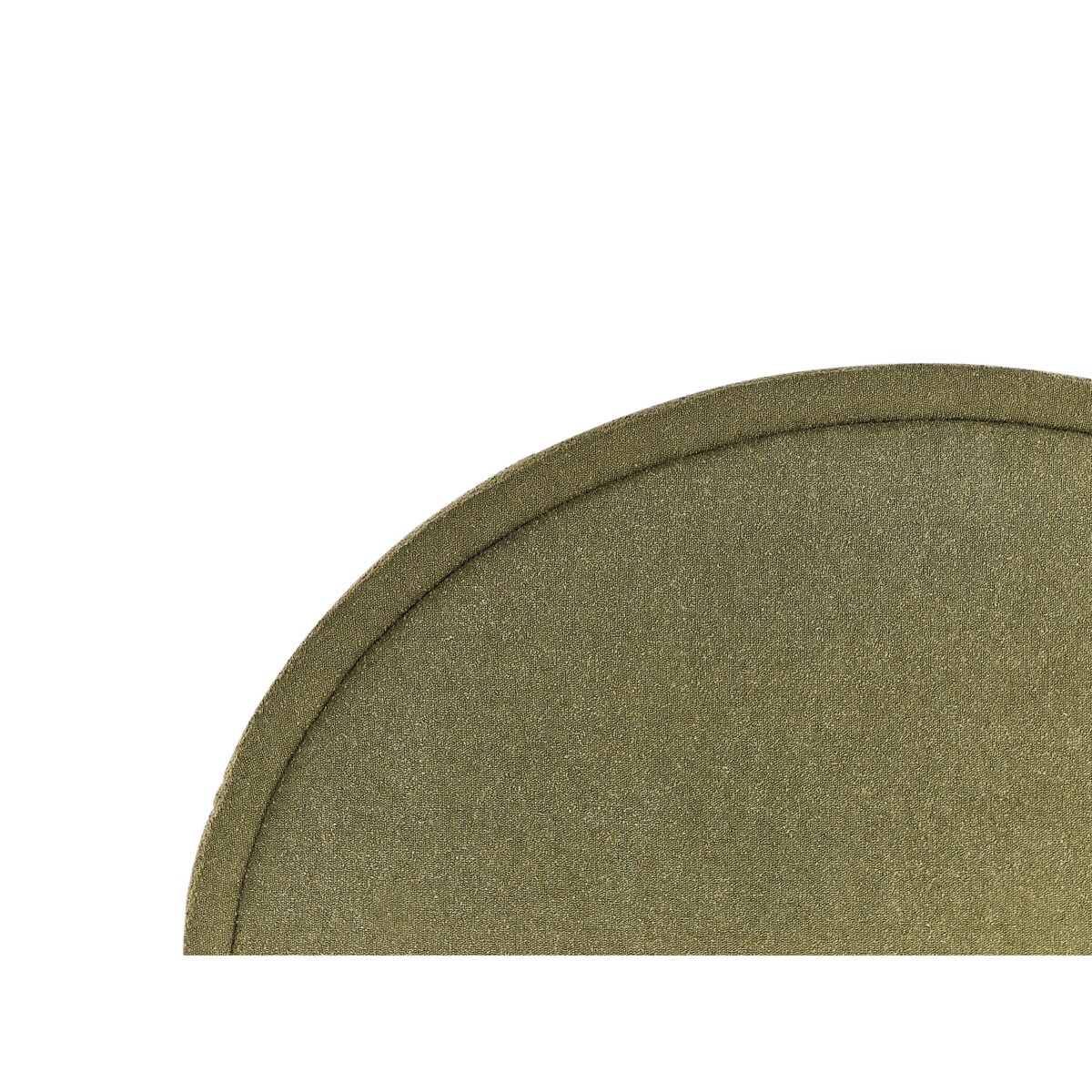 Łóżko boucle 180 x 200 cm zielone MARGUT