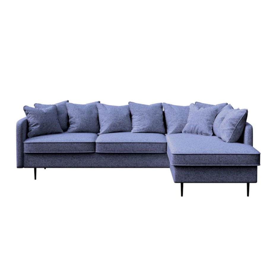 Esme Sofa narożna - granatowa