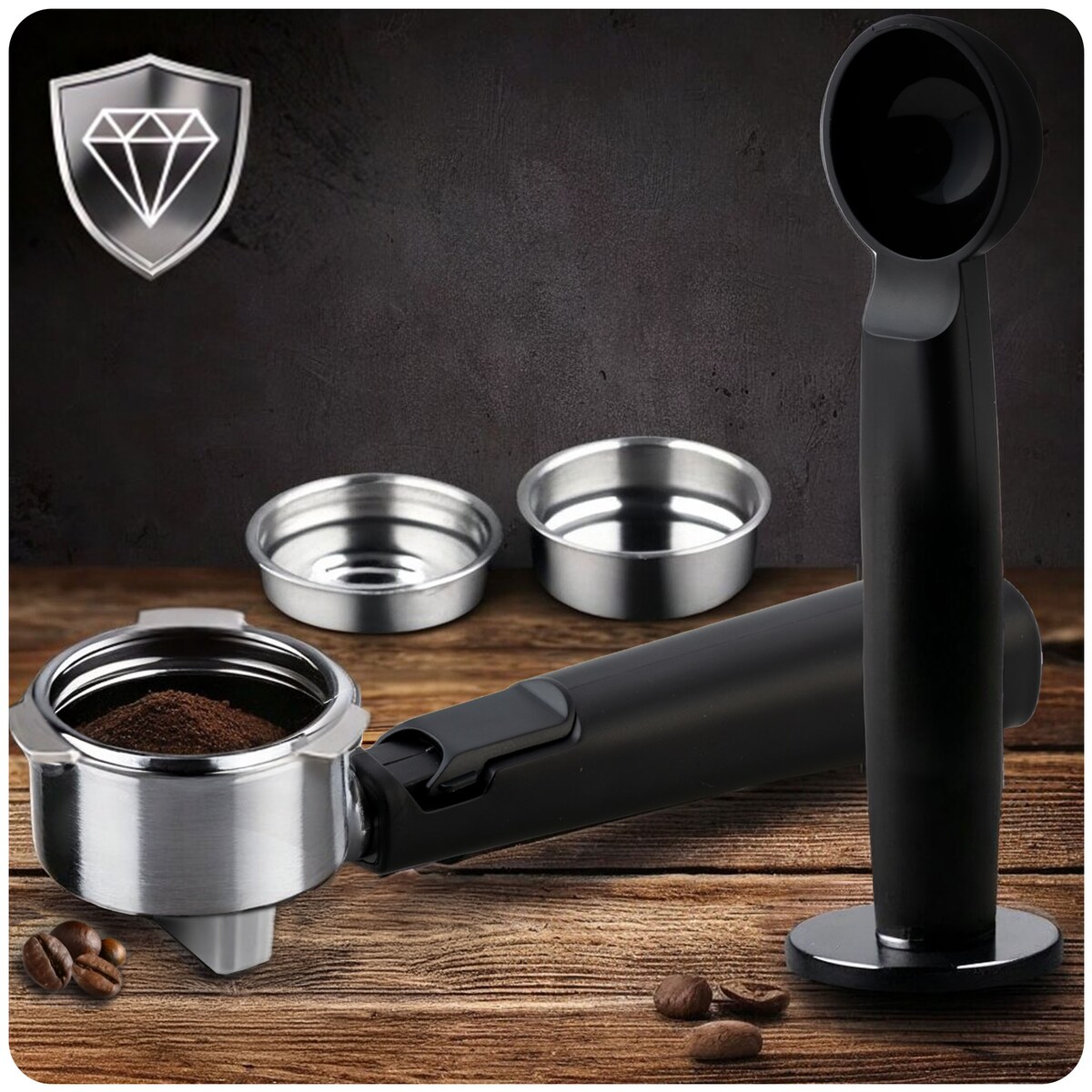 Ekspres do kawy ciśnieniowy kolbowy ze spieniaczem 377100 Berdsen