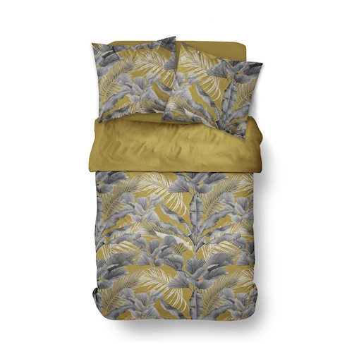 Pościel bawełniana 220 x 240 cm AIRY DAWN, wzór roślinny