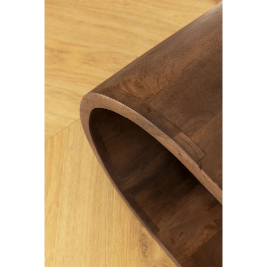 Stolik nocny z drewna mango, brązowy Rigi 45x30 cm