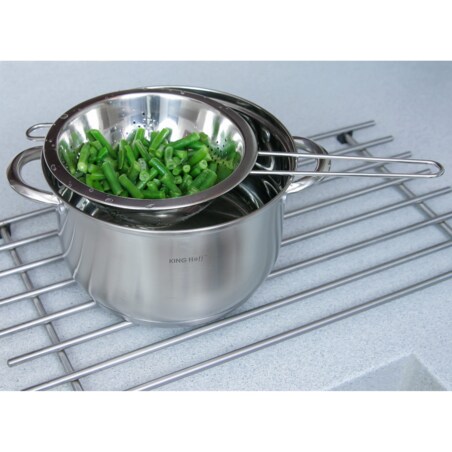 Durszlak cedzak z uchwytem 18cm KINGHOFF