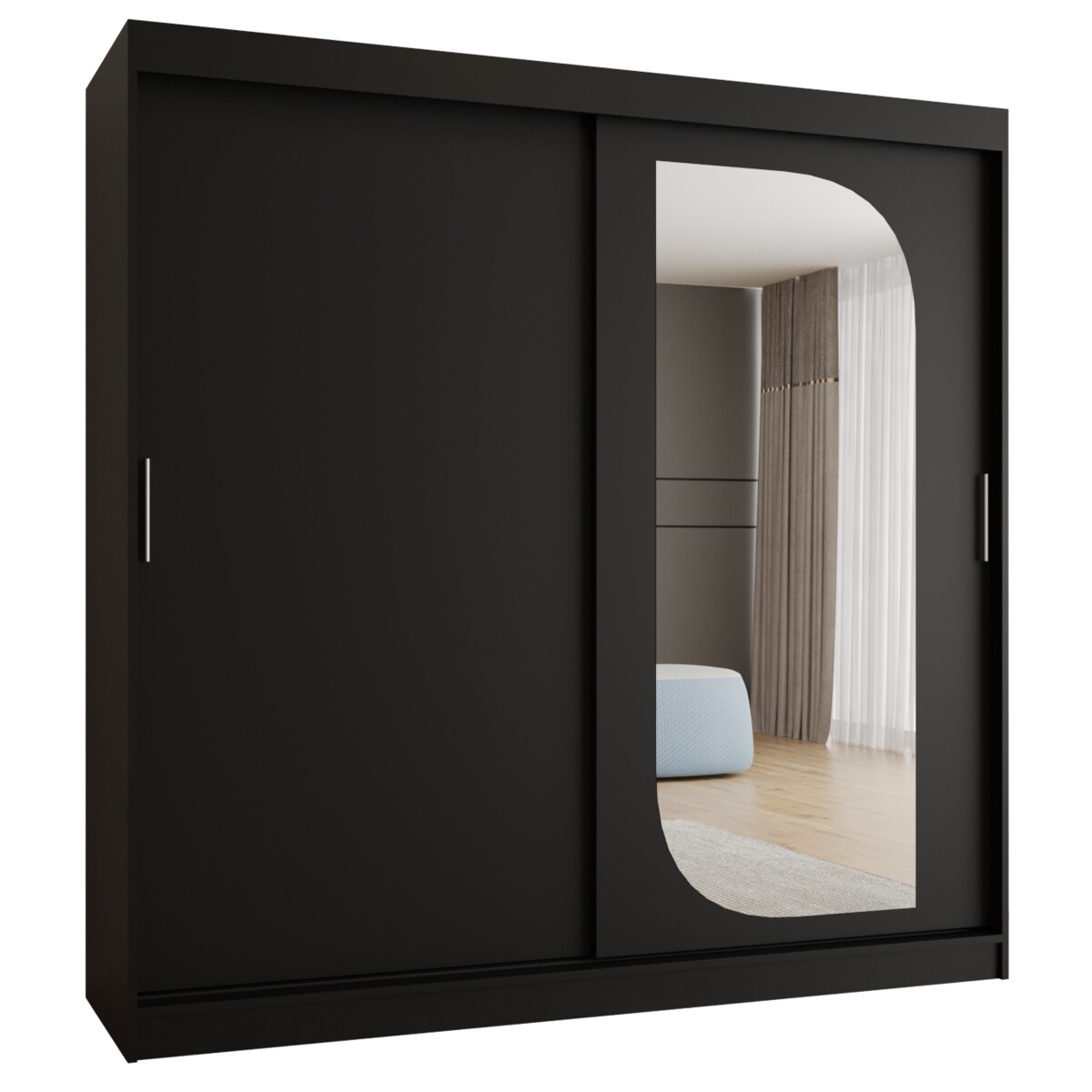 Szafa przesuwna LUCY 200 czarny