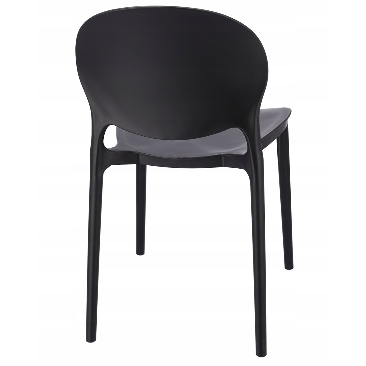 4 X Krzesło Do Jadalni Kuchni Stołu Zestaw Komplet Justin Czarne