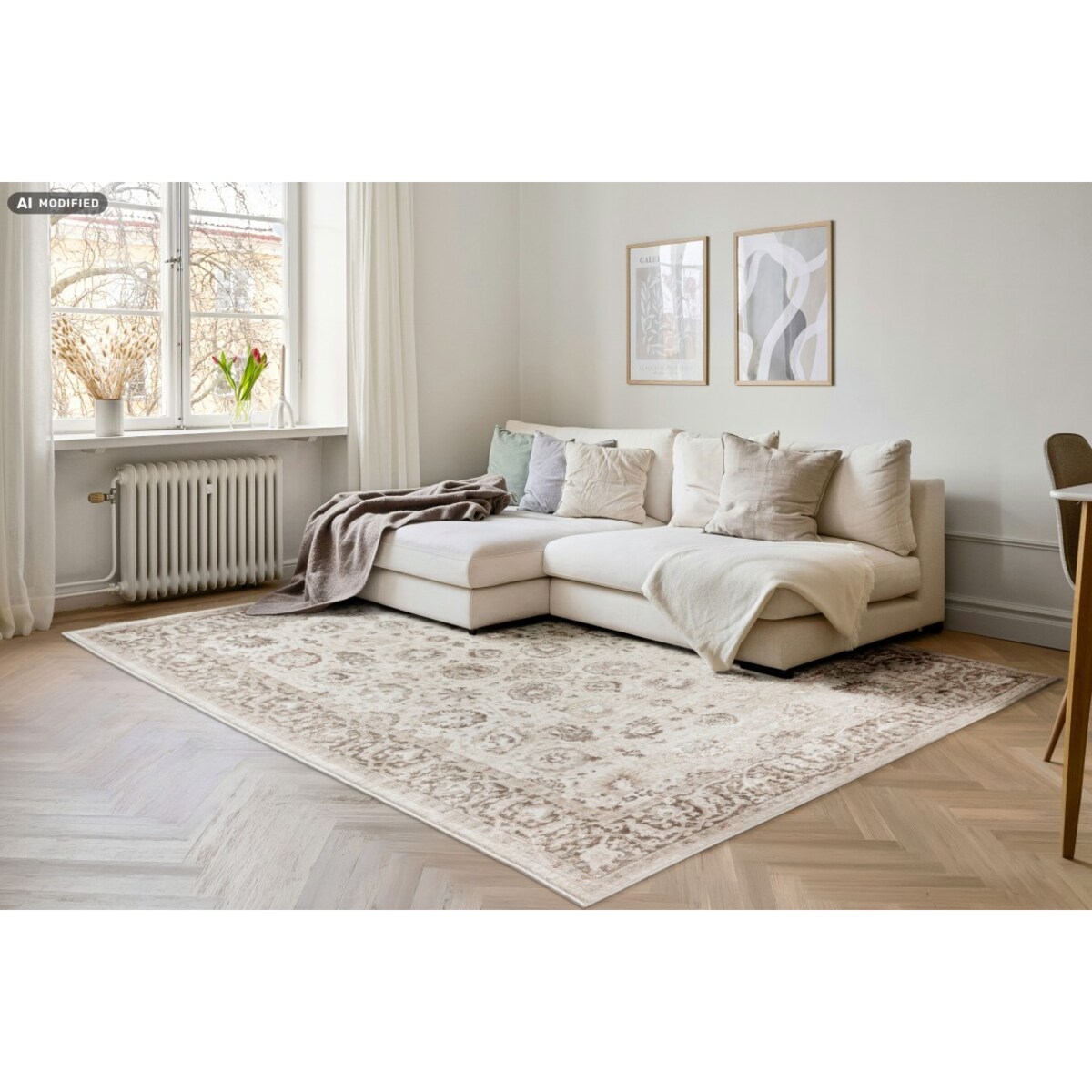 Dywan Multidecor Patana 200x290cm klasyk beżowo-zielony, cena za 1 szt.