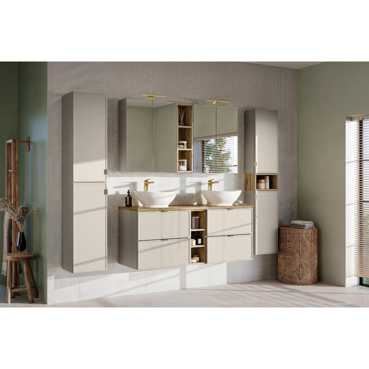 Szafka łazienkowa BELLA CASHMERE 80-35-2D kaszmirowa