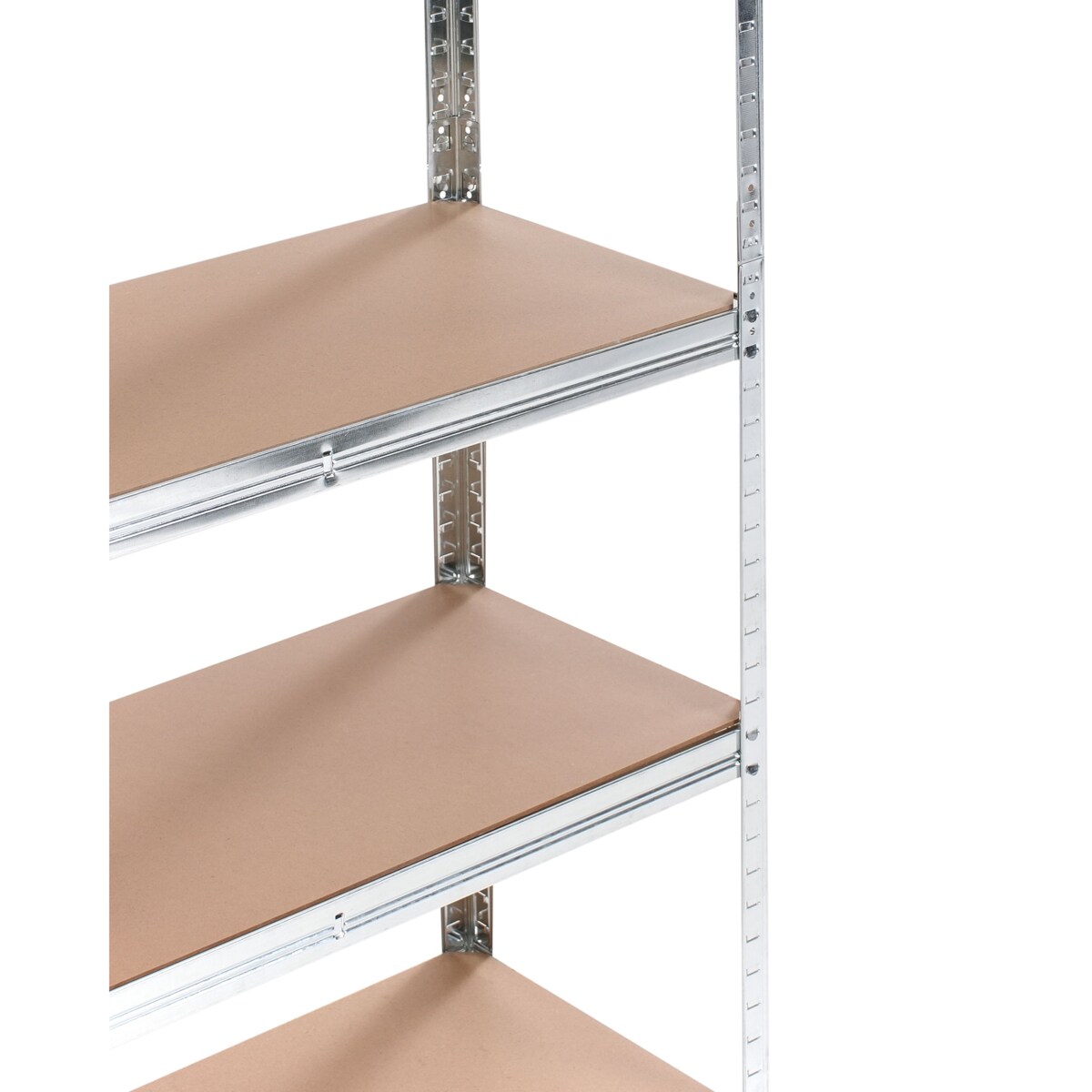 Zestaw 2 regałów z półkami XITTA Metal 90 cm 40 cm Srebrny