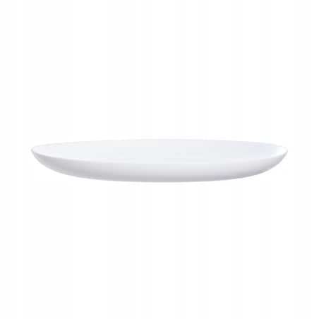 TALERZE DESEROWE BIAŁE gładkie diwali luminarc 6szt komunia święta na deser