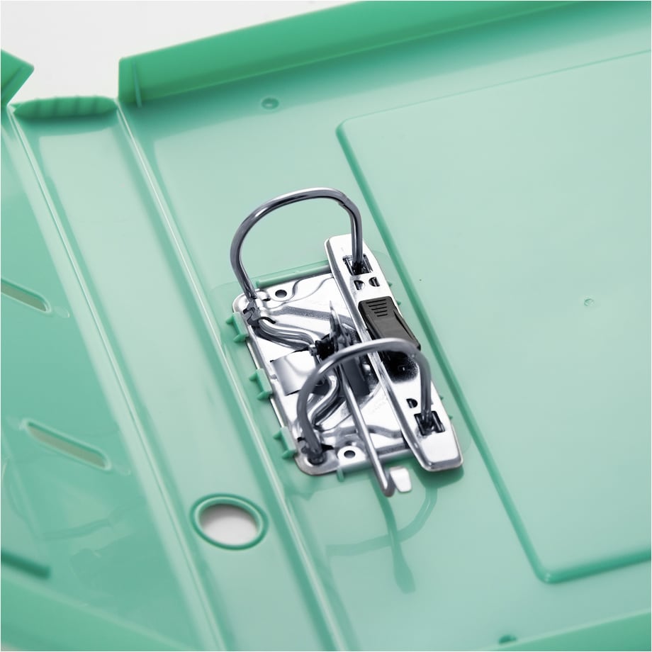 Segregator Na Dokumenty Stojący 5 Cm Wąski Plastikowy Nowoczesny Turkusowy