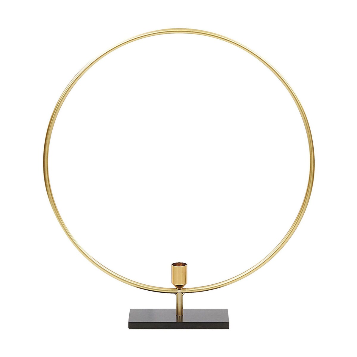 Świecznik metalowy 45 cm złoty SERAM