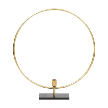 Świecznik metalowy 45 cm złoty SERAM