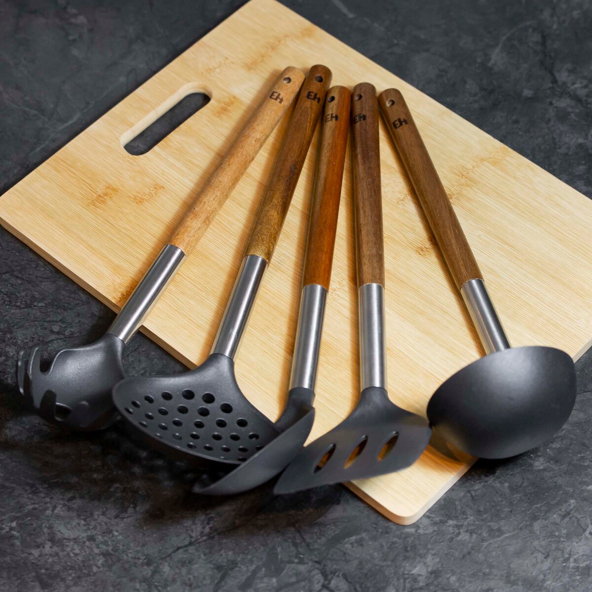 Przybory Kuchenne Zestaw Chochla Łyżka Łopatka