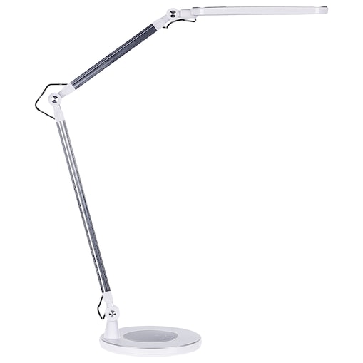 Lampa biurkowa LED GRUS Ze ściemniaczem Metal Srebrny