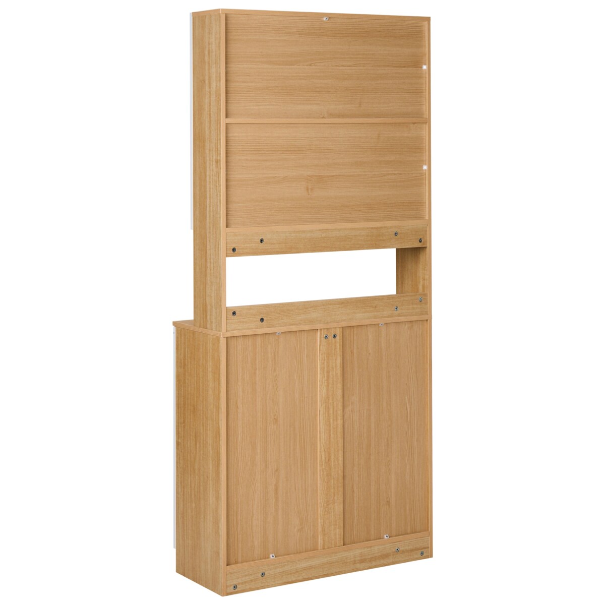 Witryna ze szklaną gablotą CYGNET 80 cm Biały